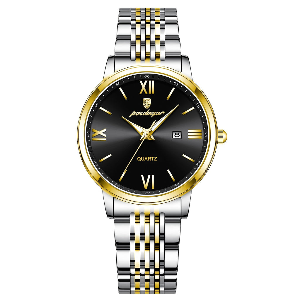 Montre de mode lumineuse ultra-mince pour femme