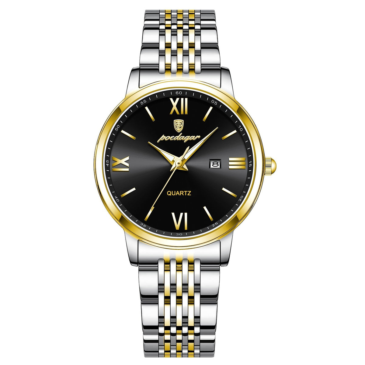 Montre de mode lumineuse ultra-mince pour femme