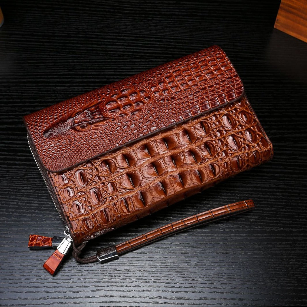 Sac de téléphone mobile à double couche pour hommes