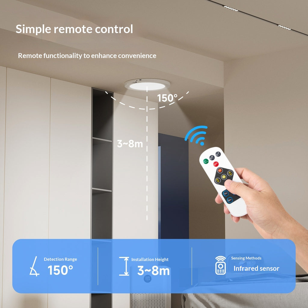 Lumière de plafond à induction rechargeable longue durée