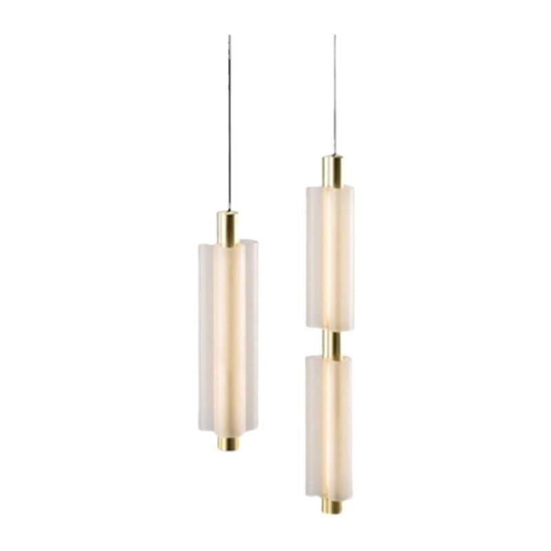 Lampe pendentif côté lit acrylique postmoderne