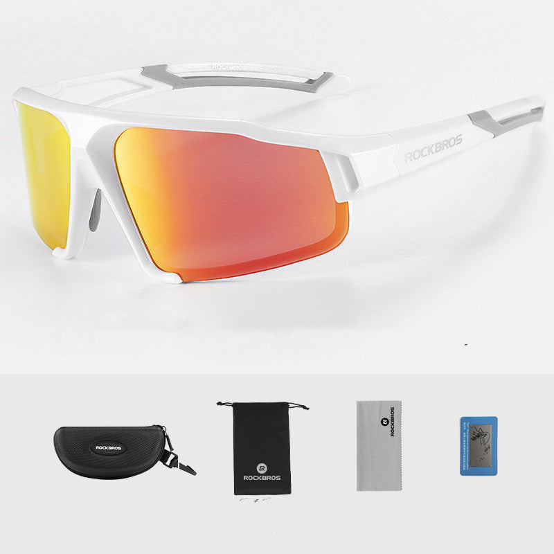 Verres à vélo Couleur polarisé Changement de sable coupe-vent