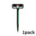 1x Ultrasonic Solar Cat Dog Reperlent Fox Pest Scarer Repeller Garden