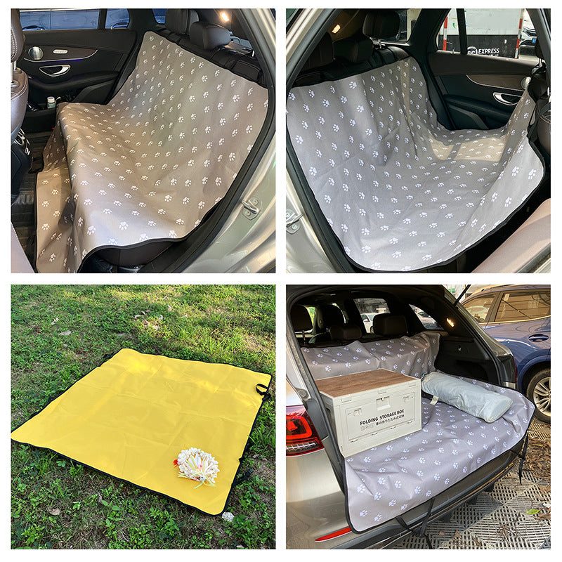 Car Pet Mat Siège arrière Eau et plaque isolante résistante à la saleté