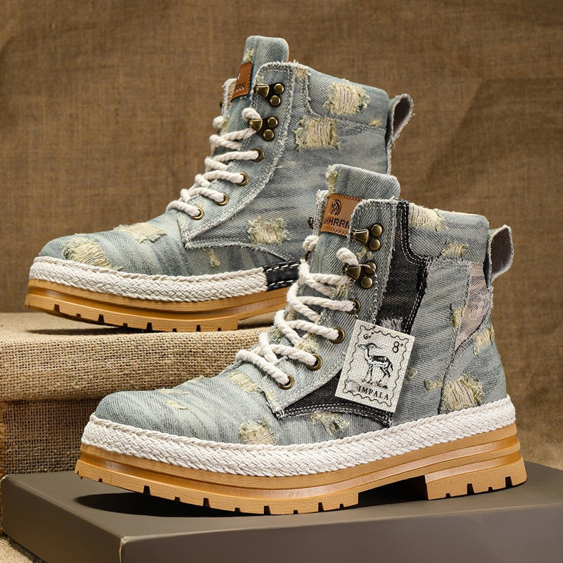 Denim d'automne haut de gamme pour hommes