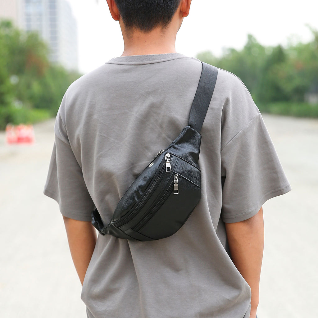 Sac transversal occasionnel de grande capacité pour hommes
