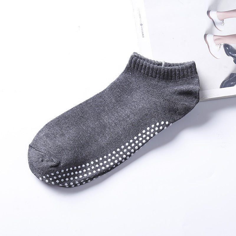 Chaussettes de yoga invisibles antidérapantes pour hommes