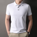 T-shirt manches courtes Lapel d'été Hommes Polo polyvalente