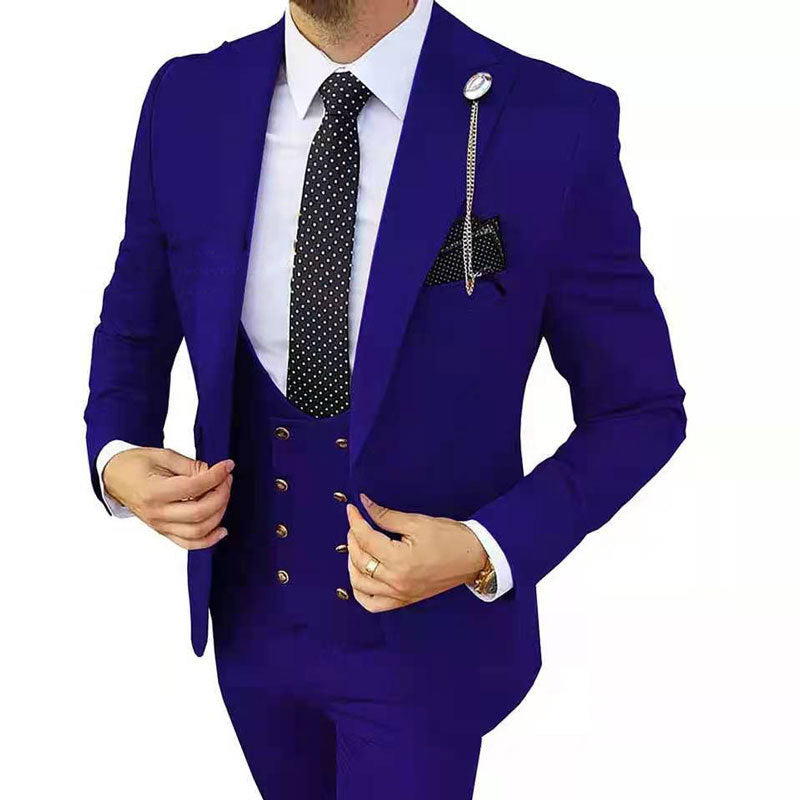 Fashion homme trois pièces costume appearing mince