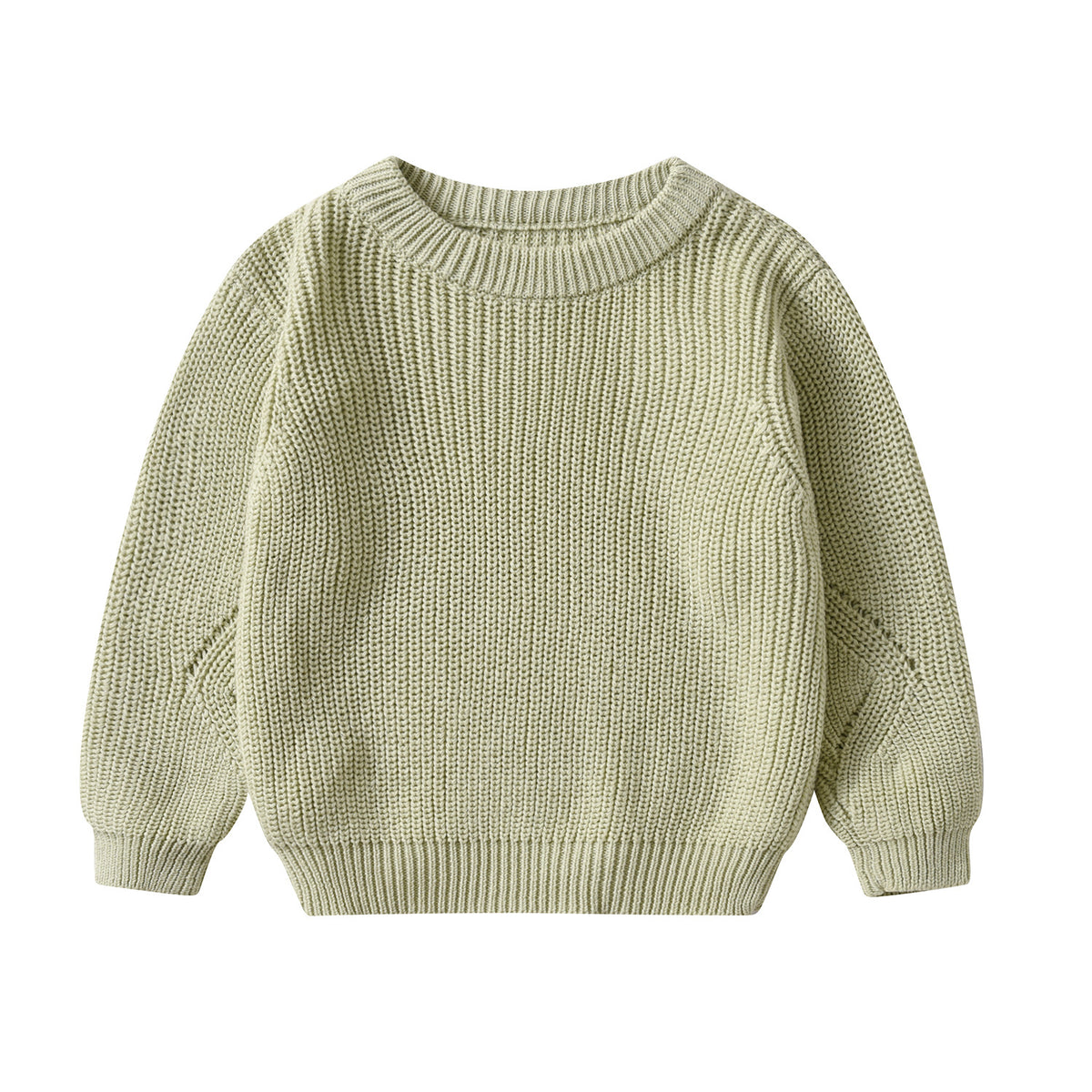 Chemise tricotée pour enfants Style coréen Pure Color Warm Keeping