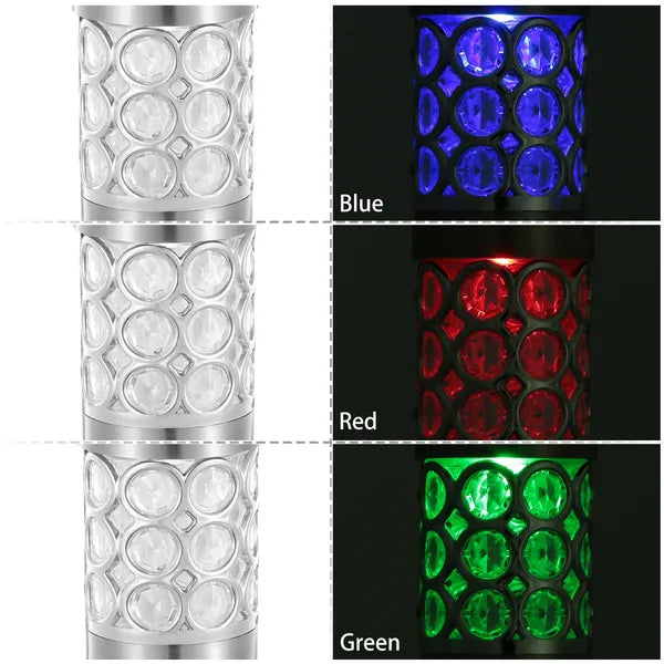 Solarek 6 Pack lumière solaire extérieure IP44 étanche RGB lampe de jardin paysage pelouse Décor Li
