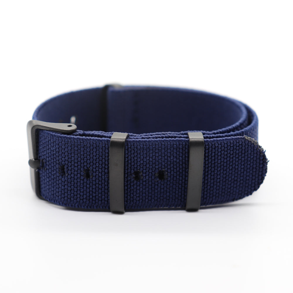 Bracelet en nylon noir avec sangle élastique