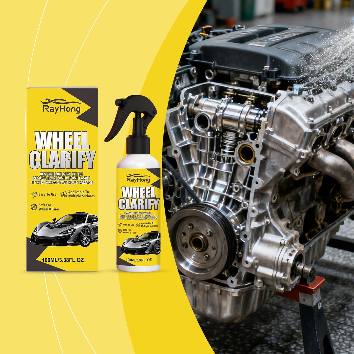 Vaporisateur RAYHONG Automotive Rust Remover