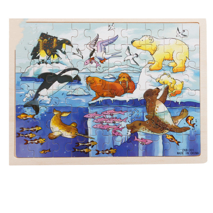 Enfants en bois Enfants Puzzle éducation précoce 60 pièces