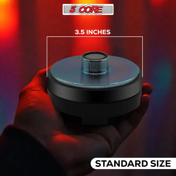 5 Core Compression Driver 3.5 pouces Tweeter Gorge de corne 220W Peak Loud 8 Ohm Diaph Titanium