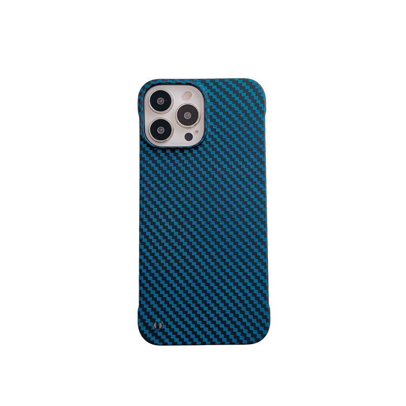 Boîtier de téléphone sans cadre en fibre de carbone
