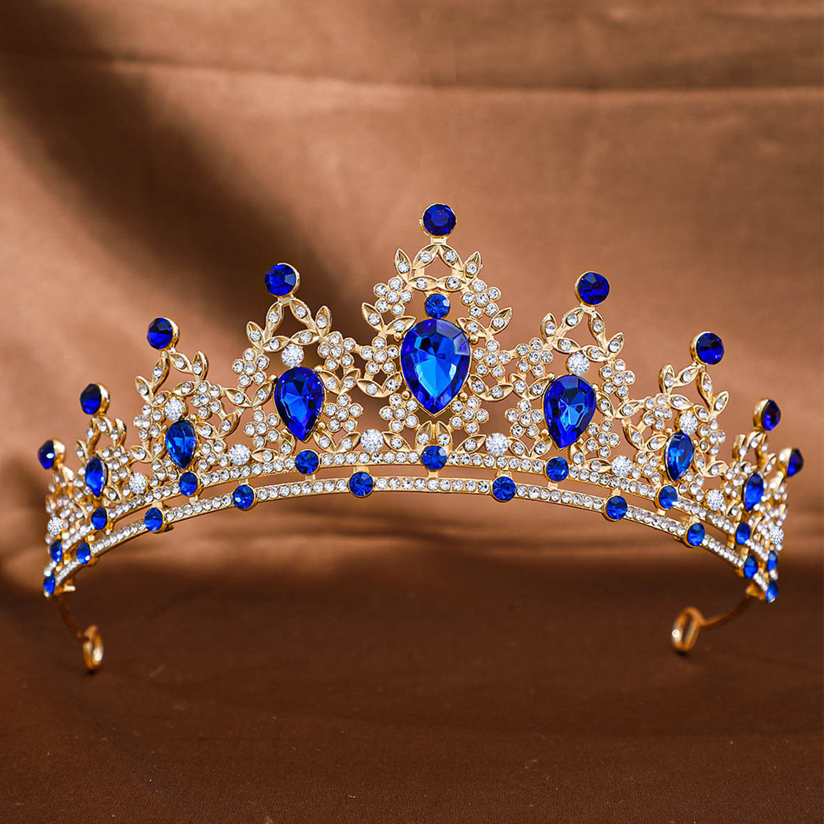 Strass Headband Alliage Couronne Robe de mariée Accessoire