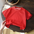 T-shirt en coton à manches courtes pour enfants