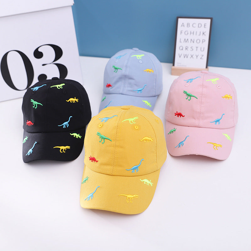 Chapeaux de baseball pour enfants dinosaures colorés