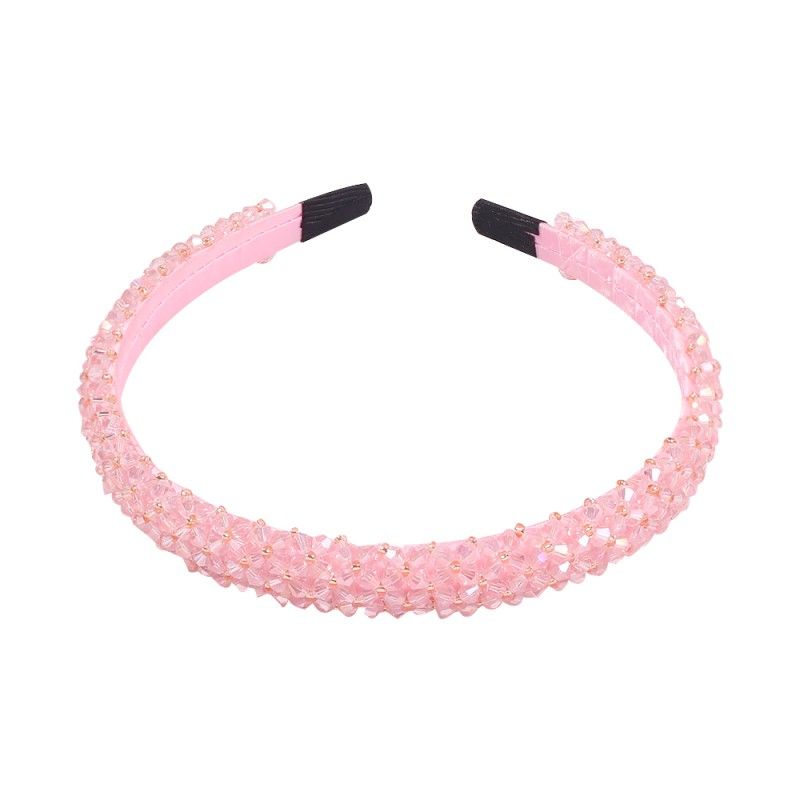 Strass Full Diamond Temperament Headband Mode Large bord baroque accès cheveux en cristal