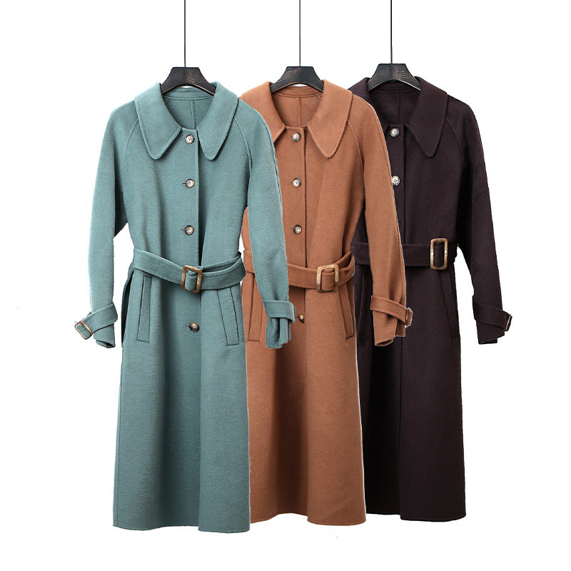 Manteau de laine à double face pour un véhicule élégant