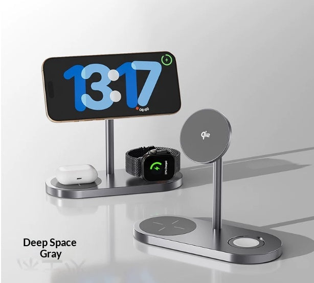 Support de charge de bureau magnétique 3-en-1