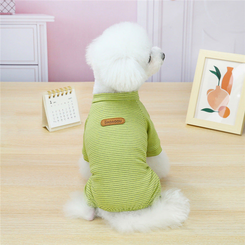 Pyjamas de pyjama pour petits chiens de Bichon VIP