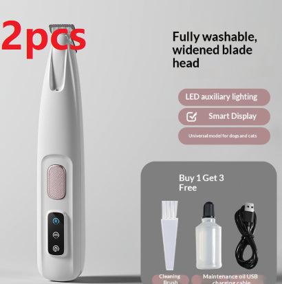 Chat d'animal de compagnie Silent Trimming Pedicure Shaver