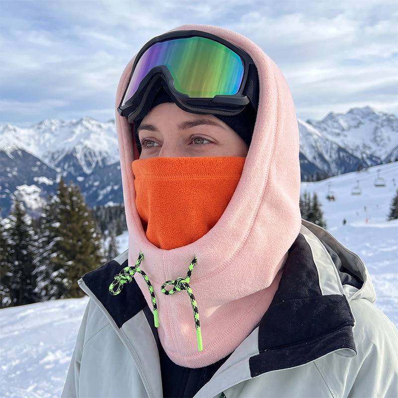 Hiver chaud Sports de plein air Ski Cold-Proof Color-Block Masque