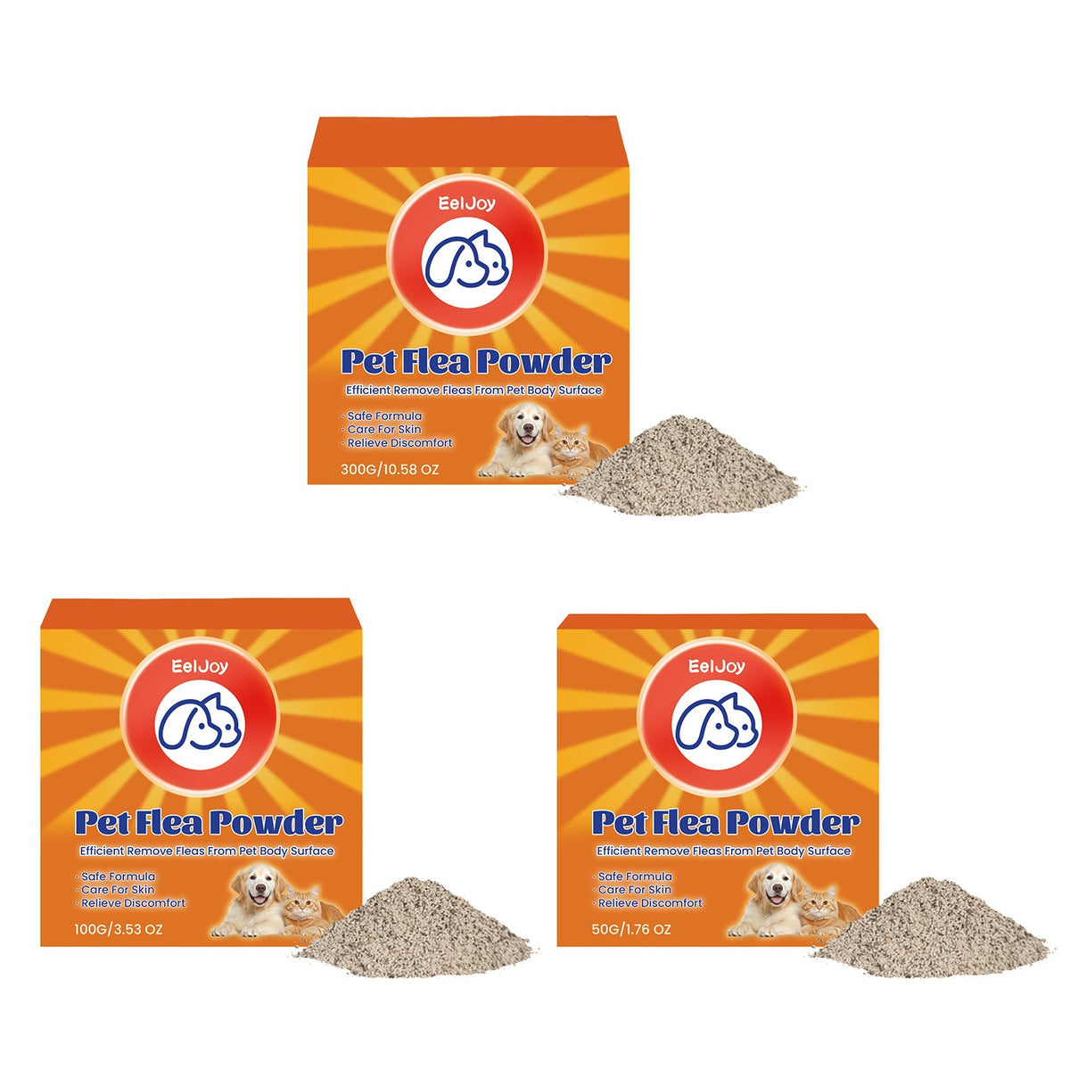 Poudre de puces d'anguille