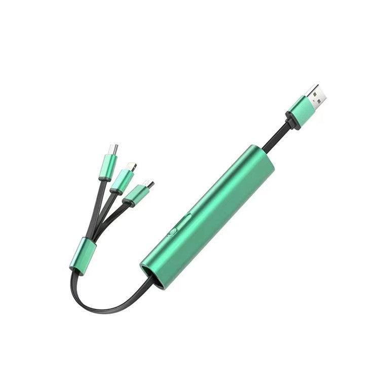 Câble USB de charge rapide en métal 3in1