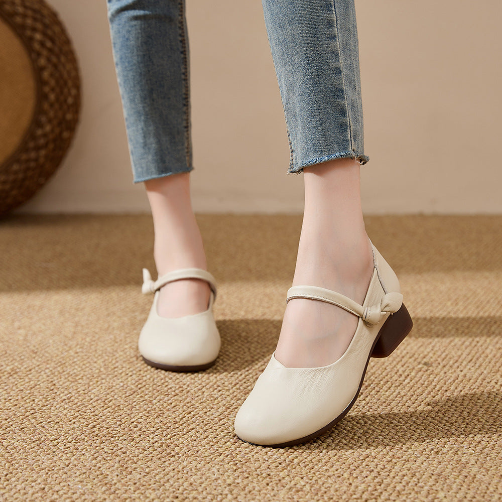 Femmes Non-dérapant Flat Mary Jane Chaussures Casual