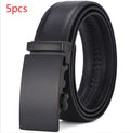 Ceinture de cowhide à boucle automatique pour hommes