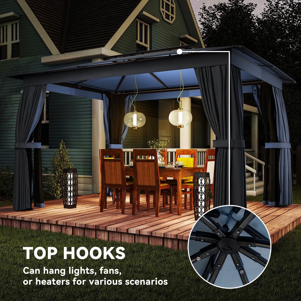 10 x 12 Patio extérieur Gazebo