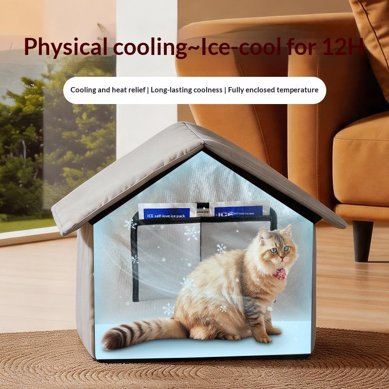 Refroidissement d'été Lit Cat climatisé Outdoor Stray Cat House