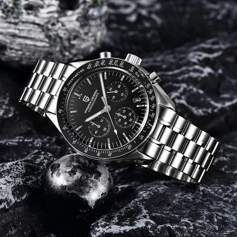 Quartz Watch Calendrier multifonctions Imperméable