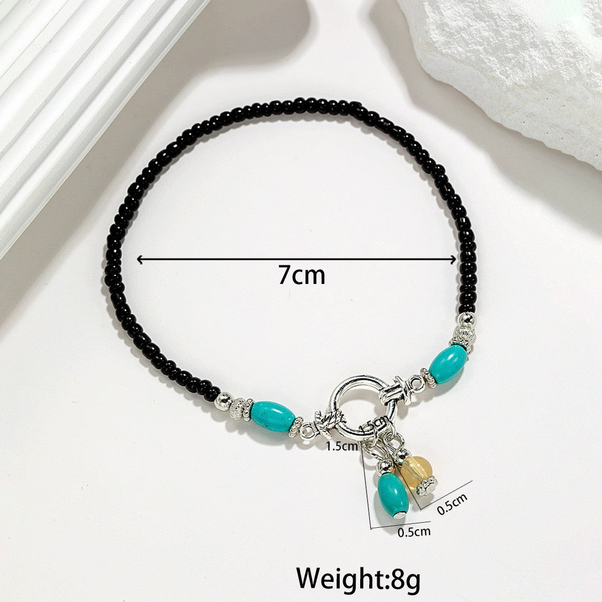 Casual Artistic Retro-style Single-strand Womens Anklet