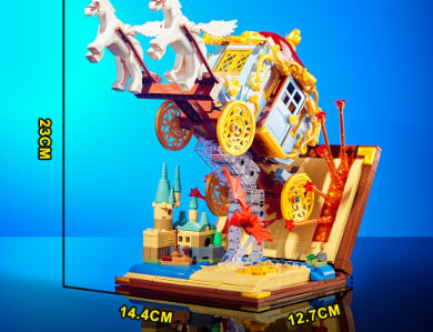 Magic Book Carriage Enfants Assemblée éducative Bâtiment Blocs Jouet