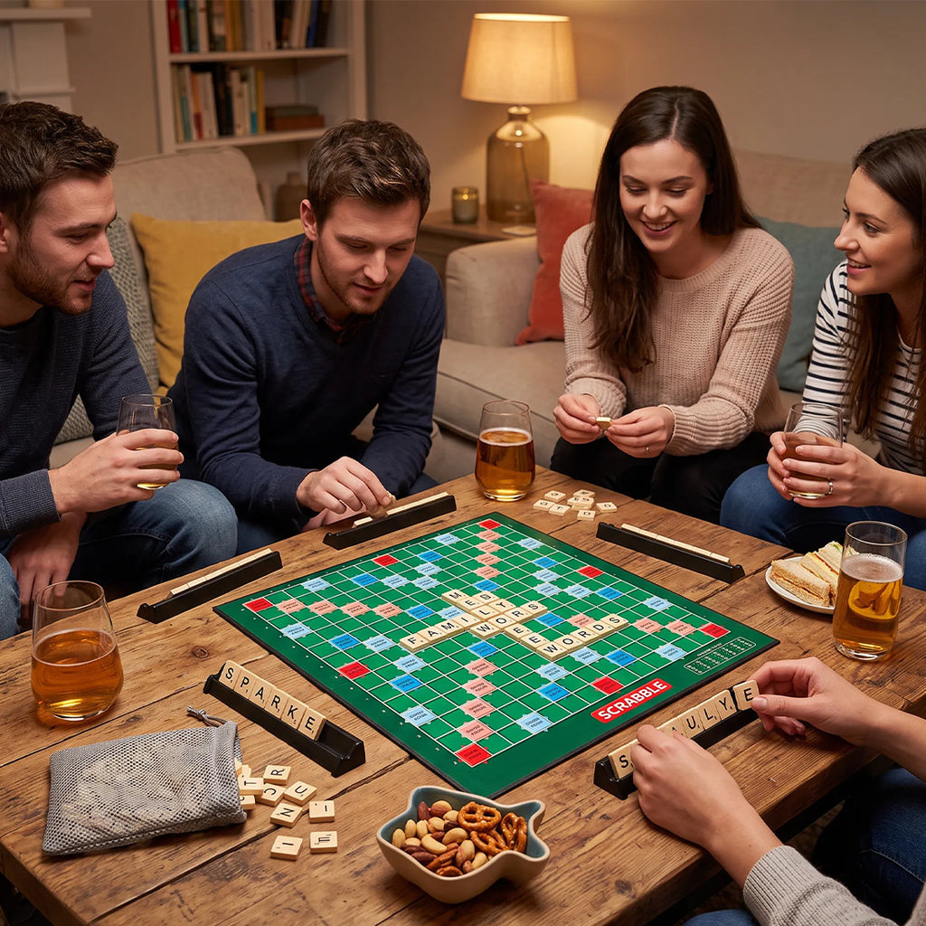 Scrabble jeu de société classique d'origine jeu et les enfants de la famille scellés une Dult Edition