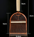 Litière de chat rose pelle or-1 pièce
