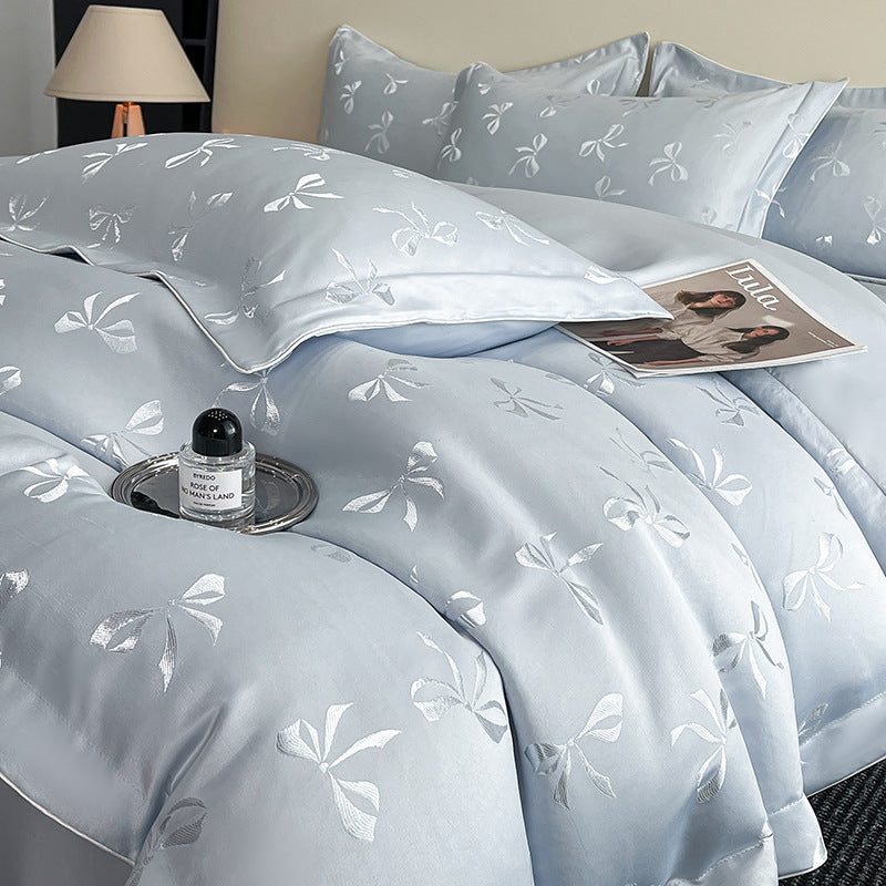 Couverture de couettes d'été de style européen en silk glacé