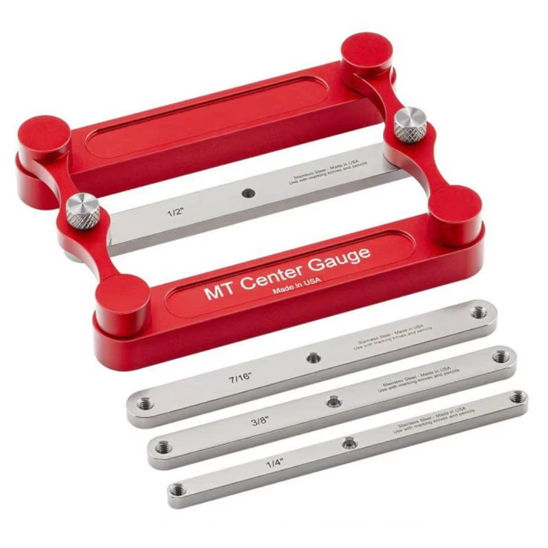 Locateur multi-dimensions Red Woodworking droit-hole