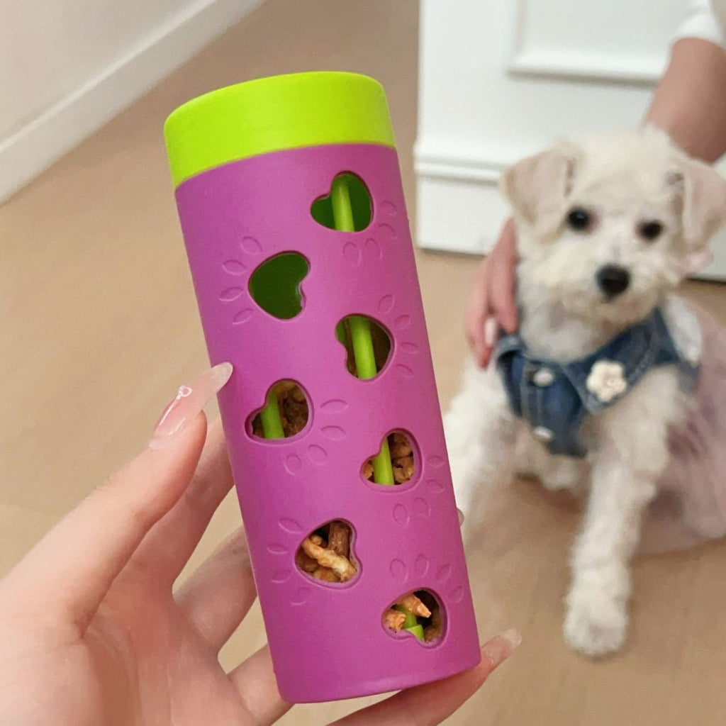 Chat et chien Puzzle Chewable Hollow-out Trait-dispensing Chew Toy