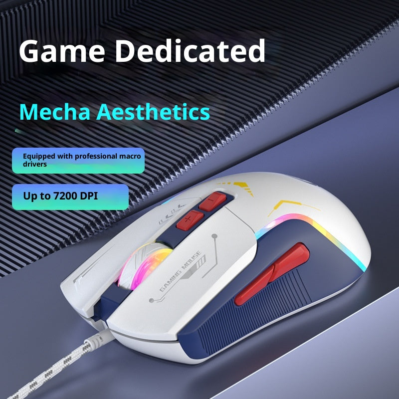 Gaming E-sports Maison Souris filaire universelle