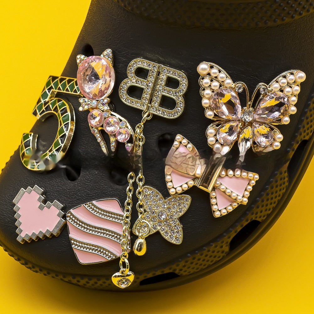 Chaussures de trou en métal Accessoires Buckle High Sense