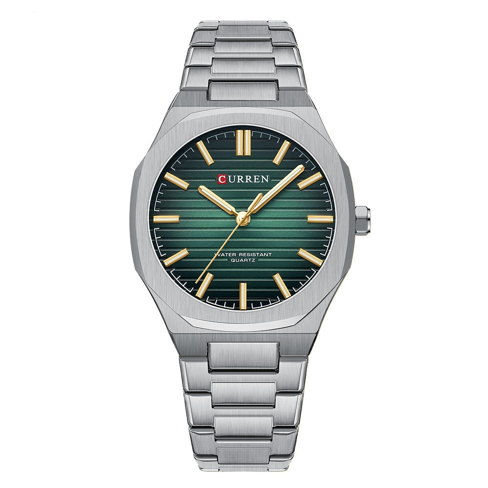 Montre de mode en acier pour hommes