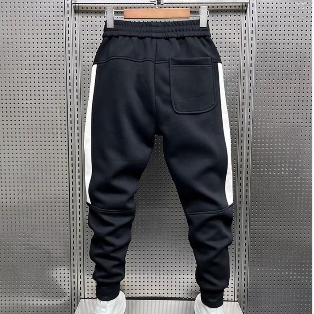 Pantalons de jogging occasionnels avec des cuffsversatile élastiques et en pente
