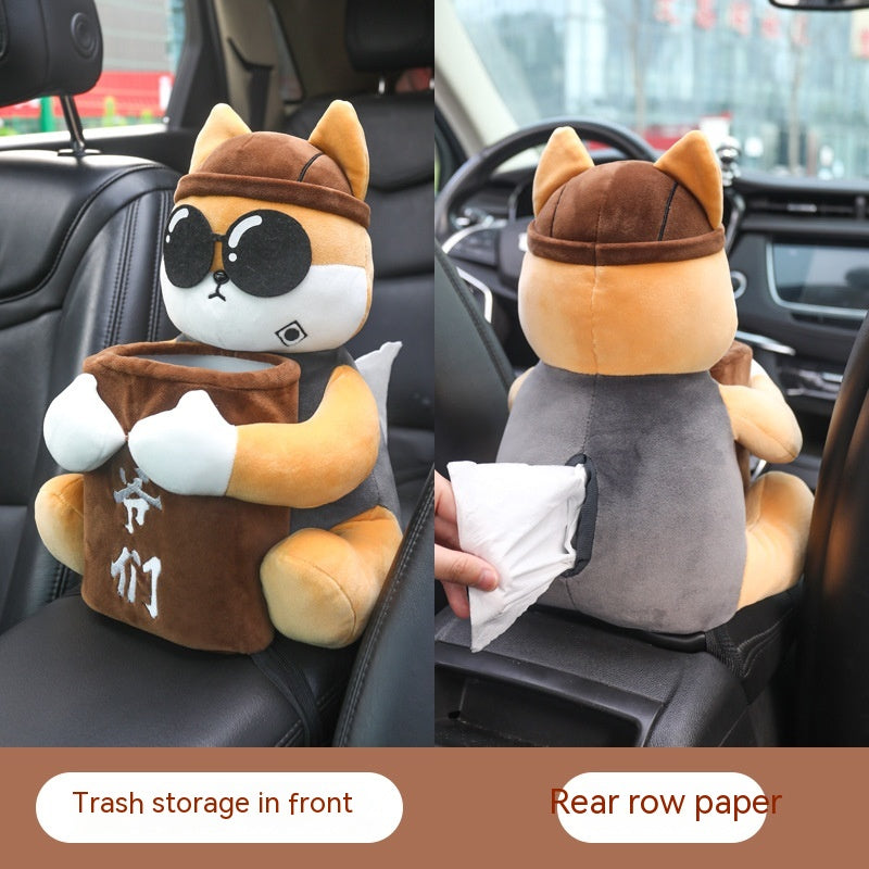 Boîte de tissu de voiture Voiture Créativité Hommes conduite principale Armres Boîte suspendu