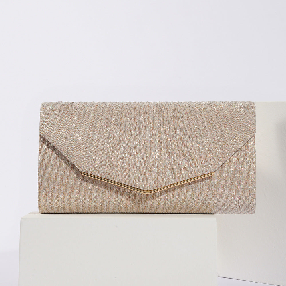 Clutch de soirée pour femmes vintage avec sac d'oreiller en lambeaux Socialite Party Banquet Tote