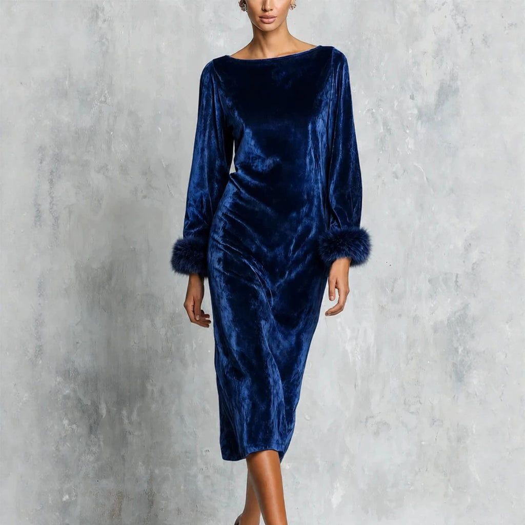 Robe de longue durée à manches longues pour femmes